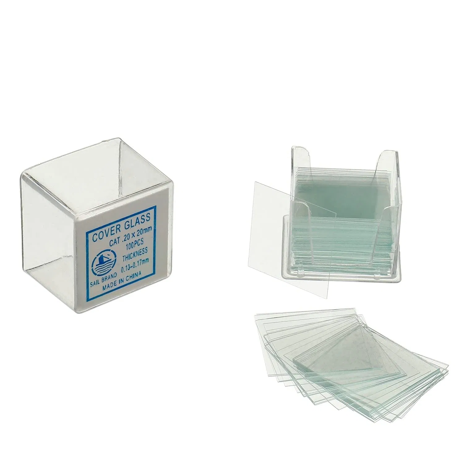 Lamelles couvre-objets pour microscope pré-nettoyées