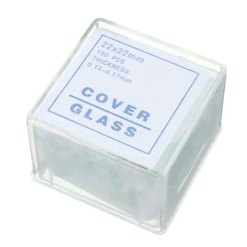 Lamelles couvre-objets jetables pour microscope de laboratoire